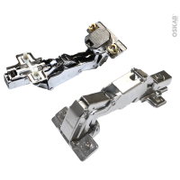 SOKLEO - Charnières 165° Lot de 2 - Clipsables - Système frein intégré